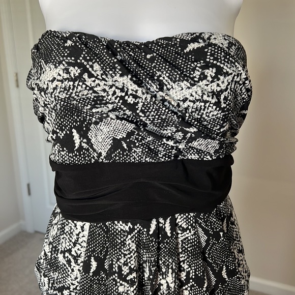 Adorable Strapless Mini Dress w/pockets - Picture 3 of 6